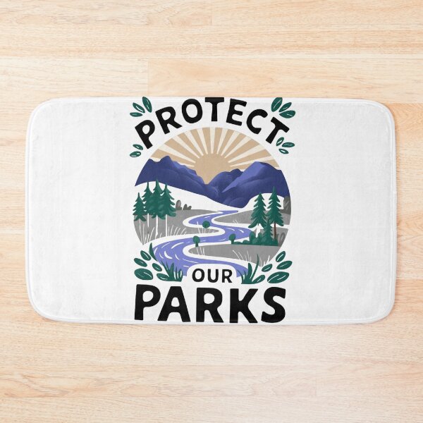 Item preview, Save Our Parks Campaign, Nature Conservation Environmental Awareness Tee Scenic Park Protection, Forestcore designed and sold by kareydiwanpro.