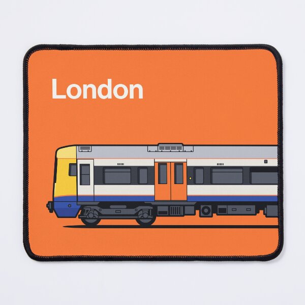 Item preview, London Class 378 Orange World Train Side England designed and sold by VoodooCircus.