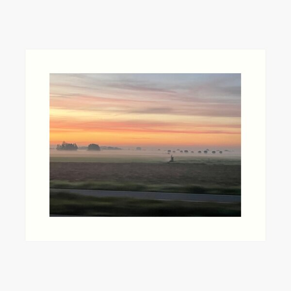Aperçu de l'œuvre Lever de soleil sur l'Achterhoek, Pays-Bas créée et vendue par LavaMu.