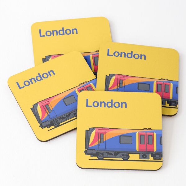 Item preview, London Class 450 Yellow World Train Side England designed and sold by VoodooCircus.