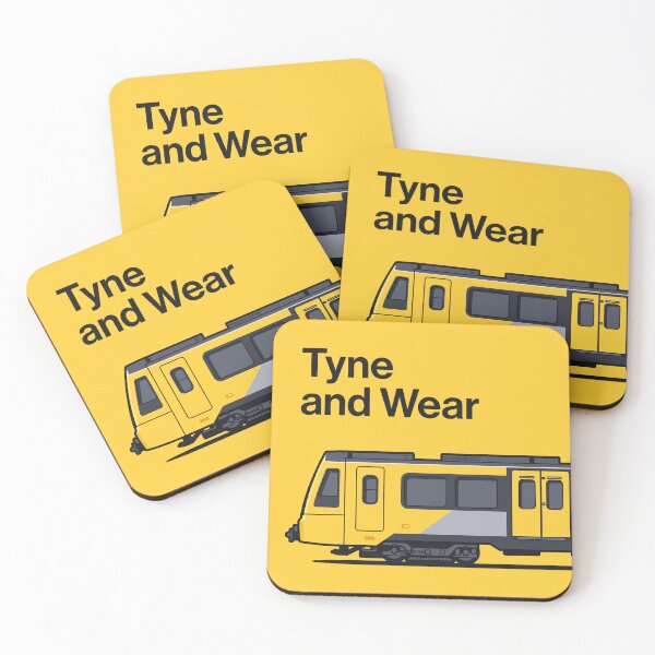 Item preview, Tyne and Wear Class 555 Yellow World Train Side England designed and sold by VoodooCircus.