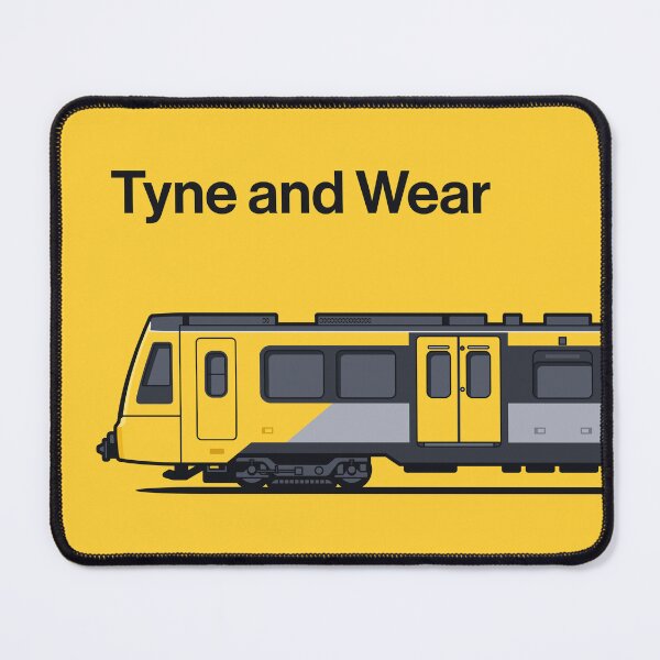 Item preview, Tyne and Wear Class 555 Yellow World Train Side England designed and sold by VoodooCircus.