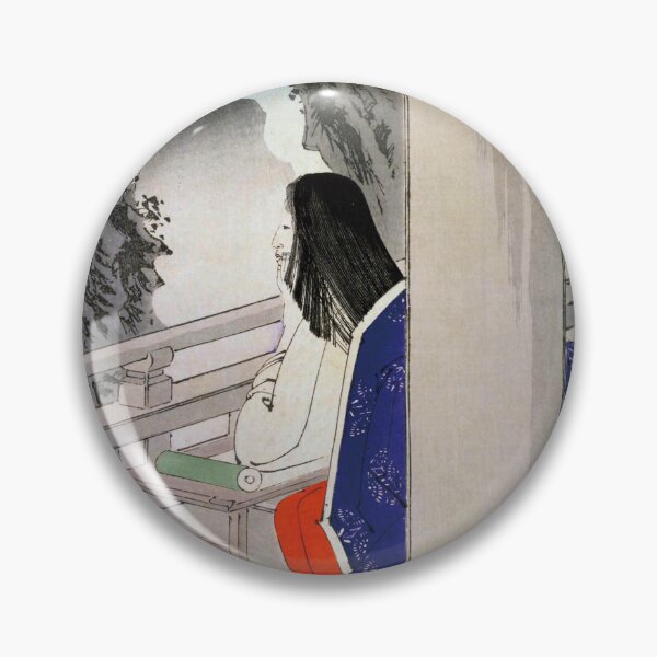 Item preview, "Ukiyo-e: 'Ishiyama Moon' from Yoshitoshi's 'Moon Hundred Views' Series" designed and sold by store-wasabi.