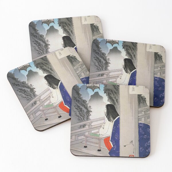 Item preview, "Ukiyo-e: 'Ishiyama Moon' from Yoshitoshi's 'Moon Hundred Views' Series" designed and sold by store-wasabi.