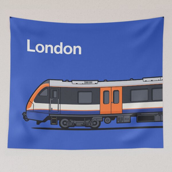 Artikelvorschau, London Class 710 Blue World Train Side England entworfen und verkauft von VoodooCircus.