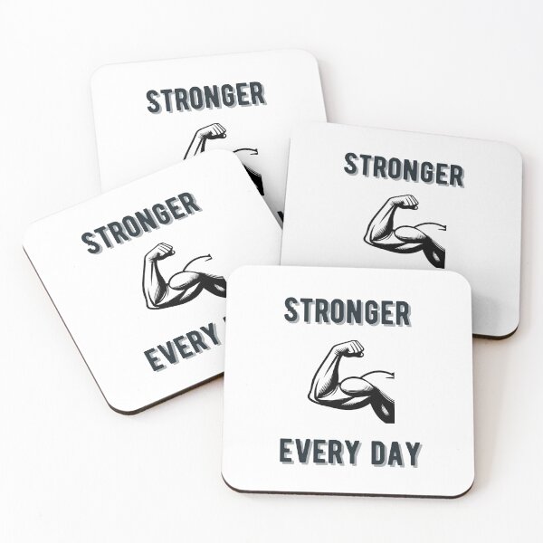 Item preview, Stronger Every Day - Fitness Design 2 designed and sold by kstheladesigns.