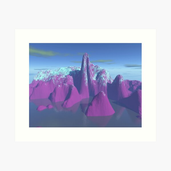 Aperçu de l'œuvre Montagne de vapeur créée et vendue par Zuzu The Clown.