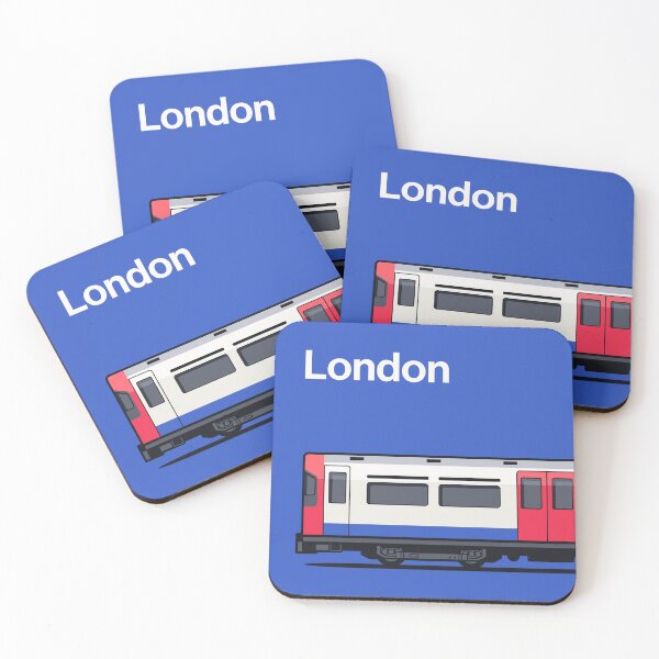 Item preview, London 1973 Stock Blue World Train Side England designed and sold by VoodooCircus.