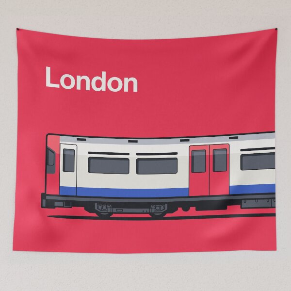 Item preview, London 1973 Stock Red World Train Side England designed and sold by VoodooCircus.