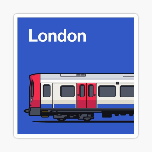 Item preview, London S Stock England World Train Side Blue designed and sold by VoodooCircus.