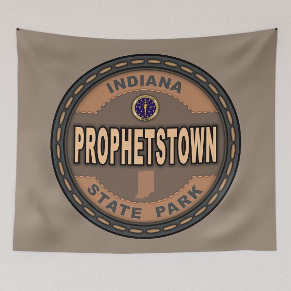 Item preview, Prophetstown State Park Indiana stitching effect designed and sold by studioss76.