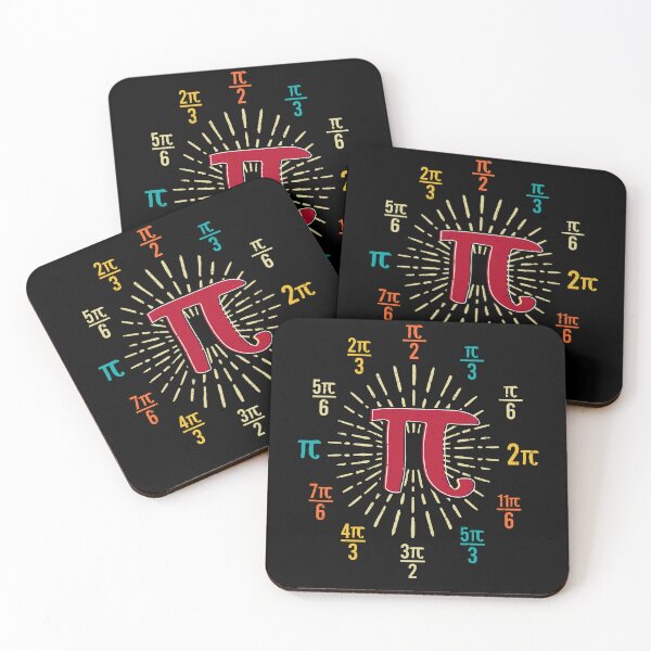 Item preview, Colorful Pi Symbol with Mathematical Fractions - Geeky Math Design Gifts designed and sold by Maniutek.