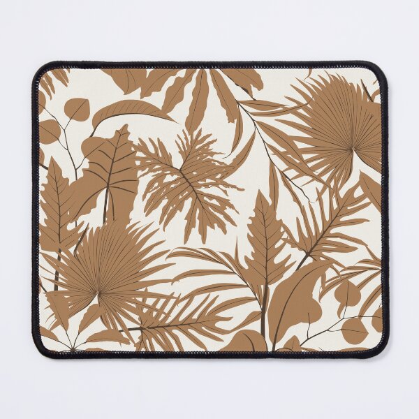 Item preview, Exotic leaves and palm leaves illustration. Vintage brown seamless pattern. designed and sold by MatyKotiv.