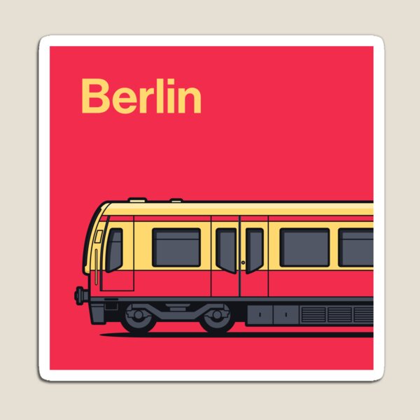 Item preview, Berliner Zug der Klasse 481 - Rot designed and sold by VoodooCircus.
