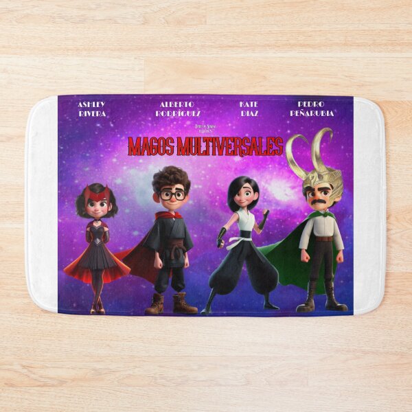Item preview, Alberto, Ash, Kate and Pedro. Multiversal Wizards designed and sold by DirStrangeShop.