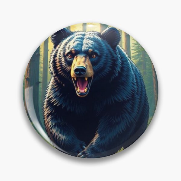 Item preview, Bear running in the forest  designed and sold by Dogandesighn.