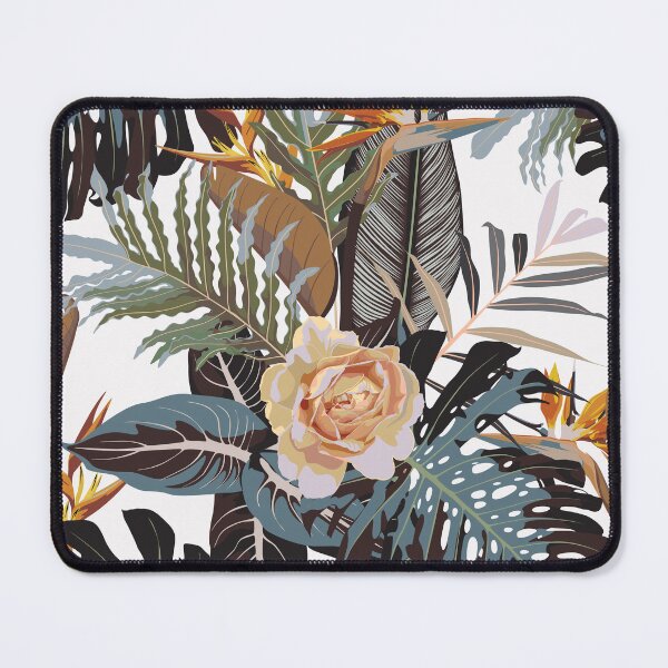 Item preview, Beautiful vintage Floral pattern in the many kind of flowers. Tropical botanical Motifs scattered random. designed and sold by MatyKotiv.