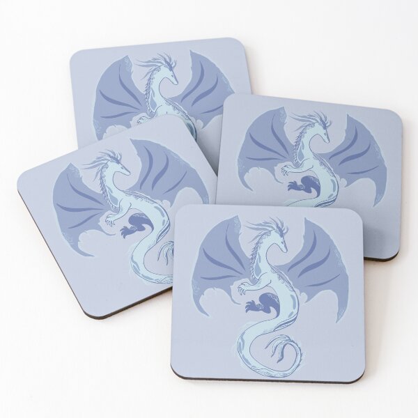 Item preview, Blue Ethereal Moon Dragon designed and sold by Sophie Elaina Designs.