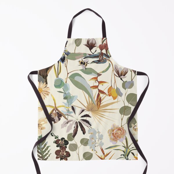 Item preview, Beautiful vintage Floral pattern in the many kind of flowers. Tropical botanical Motifs scattered random. designed and sold by MatyKotiv.