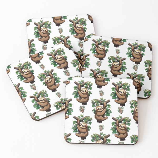 Item preview, Sloth Animal Pattern Design  designed and sold by PatternTitan.