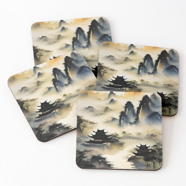 Item preview, Beautiful Asian landscape  designed and sold by Coolparrotgirl.