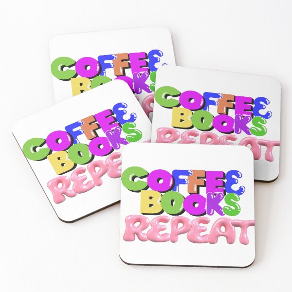 Item preview, Coffee, Books, Repeat designed and sold by elizabethdancer.