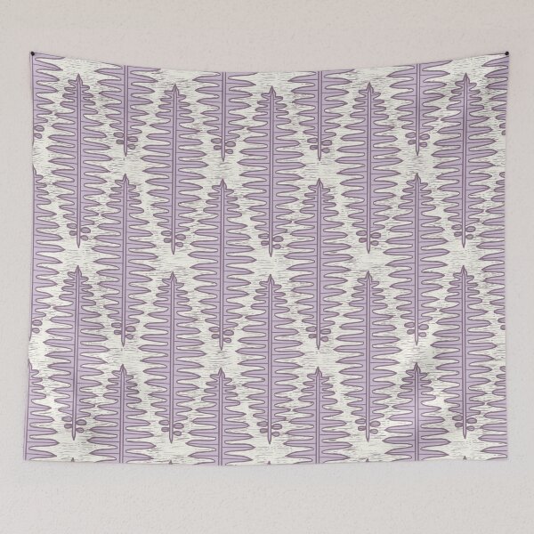 Item preview, Deer Ferns (Purple/Off-White) designed and sold by FrancineMaile.