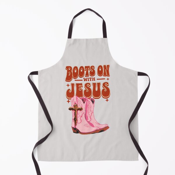 Item preview, Boots On with Jesus | Western Christian Cowgirl Design designed and sold by PolynesianGrace.