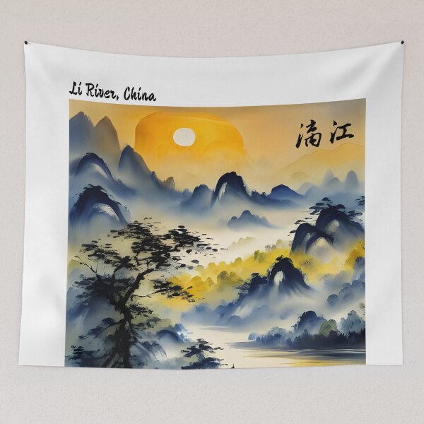 Item preview,  Beautiful Asian landscape  designed and sold by Coolparrotgirl.