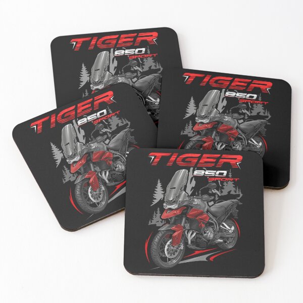 Item preview, Motorcycle Tiger 850 Sport 2024 (Diablo Red) for Motorcycle Riders designed and sold by MotoApparelHub.