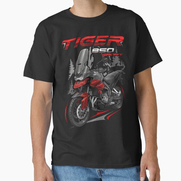 Item preview, Motorcycle Tiger 850 Sport 2024 (Diablo Red) for Motorcycle Riders designed and sold by MotoApparelHub.
