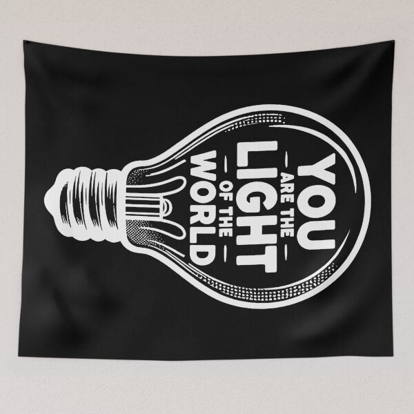 Item preview, Matthew 5:14 You Are The Light Of The World designed and sold by plushism.