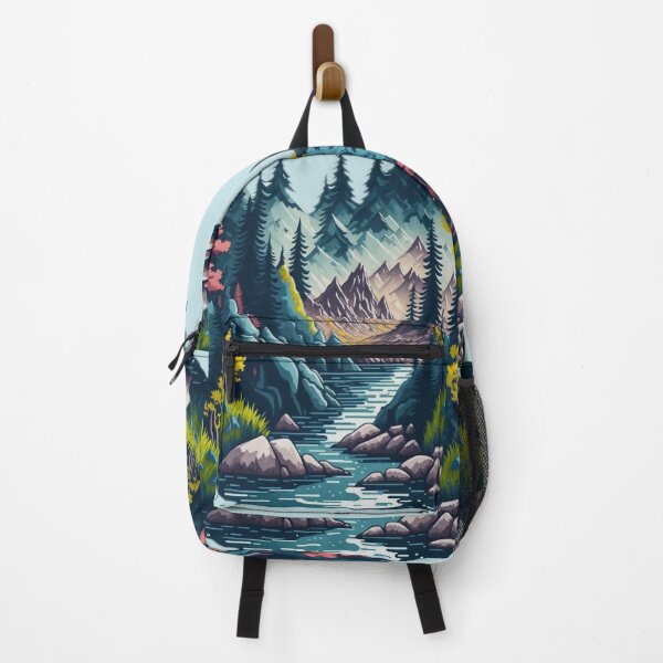Item preview, Vibrant Wilderness: A Serene Mountain Escape designed and sold by Dr-Kane.