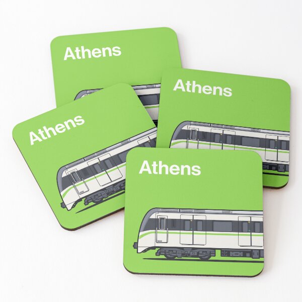 Item preview, Athens 3rd Gen World Train Side Greece designed and sold by VoodooCircus.