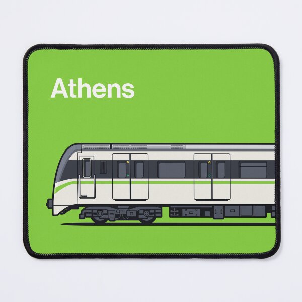 Item preview, Athens 3rd Gen World Train Side Greece designed and sold by VoodooCircus.