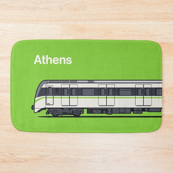 Item preview, Athens 3rd Gen World Train Side Greece designed and sold by VoodooCircus.