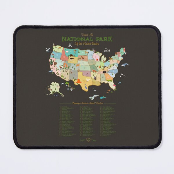Item preview, Visited All 63 U.S. National Parks designed and sold by Wild-Co.