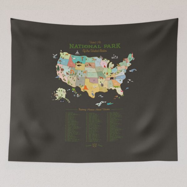 Item preview, Visited All 63 U.S. National Parks designed and sold by Wild-Co.