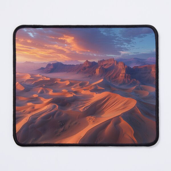 Item preview, Breathtaking desert landscape with glowing sand dunes designed and sold by Artessie.