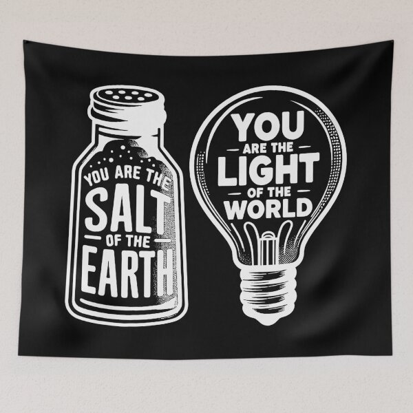 Item preview, Matthew 5:13-14 Salt and Light designed and sold by plushism.