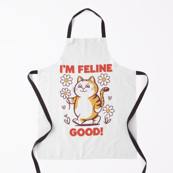 Item preview, feeling good, feline, cat, cute, meme, funnyfits70, Humor, Funny, retro, vintages, funny quotes, animal humor, designed and sold by FunnyFits70.
