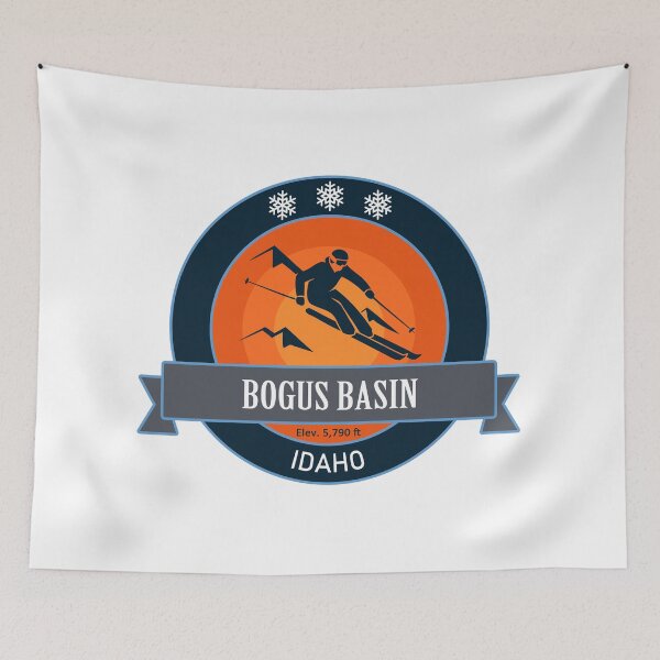 Item preview, Bogus Basin Idaho Skiing Badge designed and sold by Wanderful-roads.