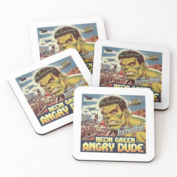 Item preview, angry dude, monster, superhero, green, funnyfits70, Humor, Funny, retro, vintage, funny quotes, animal humor, designed and sold by FunnyFits70.