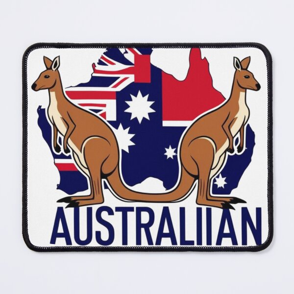 Item preview, Kangaroo Autralian Flag designed and sold by hemp3x.