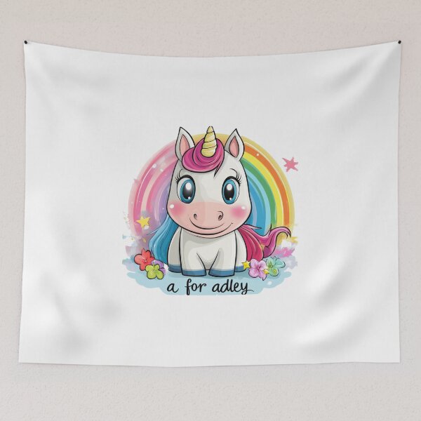 Item preview, unicorn a for adley shirt designed and sold by HappymomentsJP.