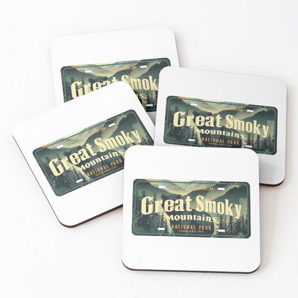 Item preview, Great Smoky Mountains License Plate designed and sold by Wild-Co.