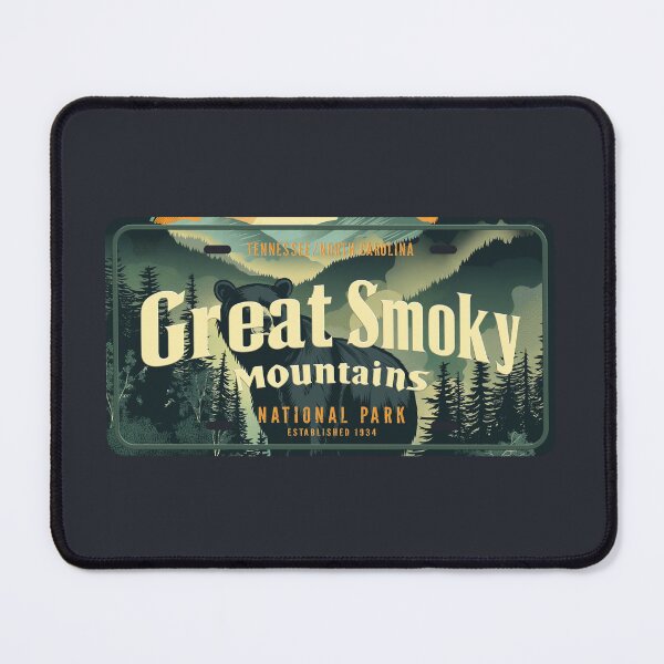 Item preview, Great Smoky Mountains License Plate designed and sold by Wild-Co.