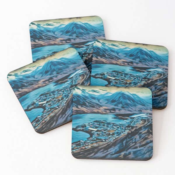 Item preview, city on the fjord in the far north designed and sold by asanaworld.