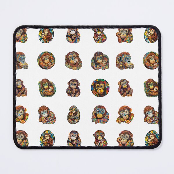 Item preview, Orangutan Baby Sticker Set designed and sold by sabantha.