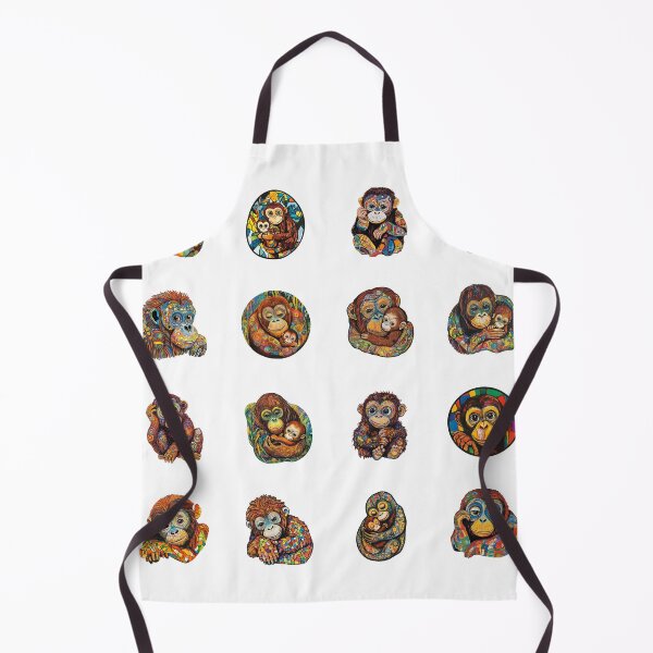 Item preview, Orangutan Baby Sticker Set designed and sold by sabantha.